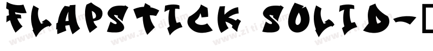 Flapstick Solid字体转换